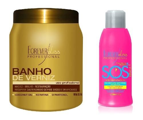 Forever Liss Banho De Verniz Hidratação Extremo 1kg + S.o.s