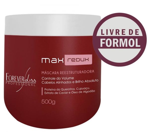 Forever Liss Máscara Redutora de Volume Max Redux 500gr